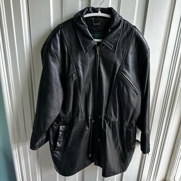 Danier Vintage Leather Drawstring Waist Jacket - Picture 2 of 10